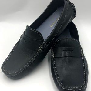 Cole Haan Women's Black Leather Driving Moccasins